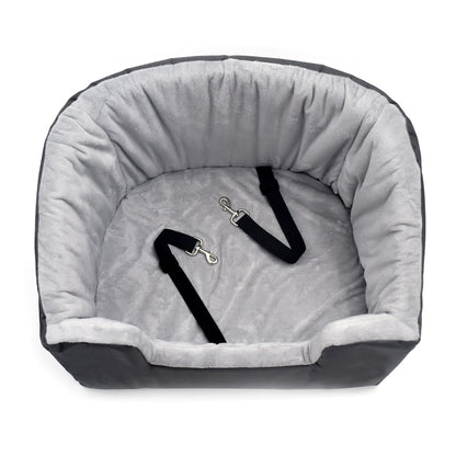 New Dog Booster & Car Seat – Portable Pet Travel Seat for Small Dogs with Safety Straps 622743 - with | Sold by Uncle Wiener's Wholesale