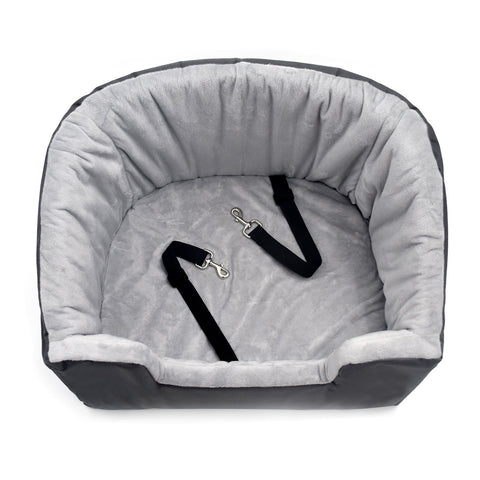 New Dog Booster & Car Seat – Portable Pet Travel Seat for Small Dogs with Safety Straps 622743 - with | Sold by Uncle Wiener's Wholesale