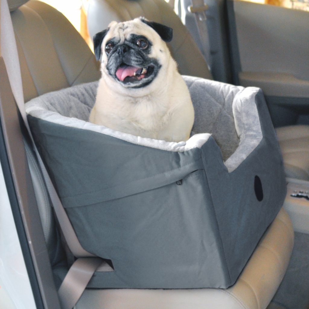 New Dog Booster & Car Seat – Portable Pet Travel Seat for Small Dogs with Safety Straps 622743 - with | Sold by Uncle Wiener's Wholesale
