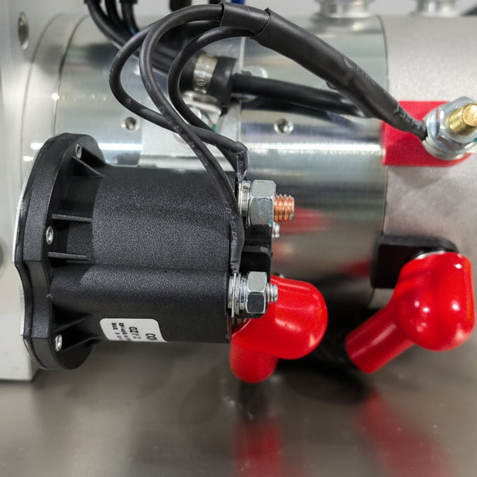 “12V double acting hydraulic pump with 8 quart reservoir”

“Trailer lift hydraulic power unit with remote pendant”

“Heavy-duty hydraulic hoist pump – 6 quart tank variant”