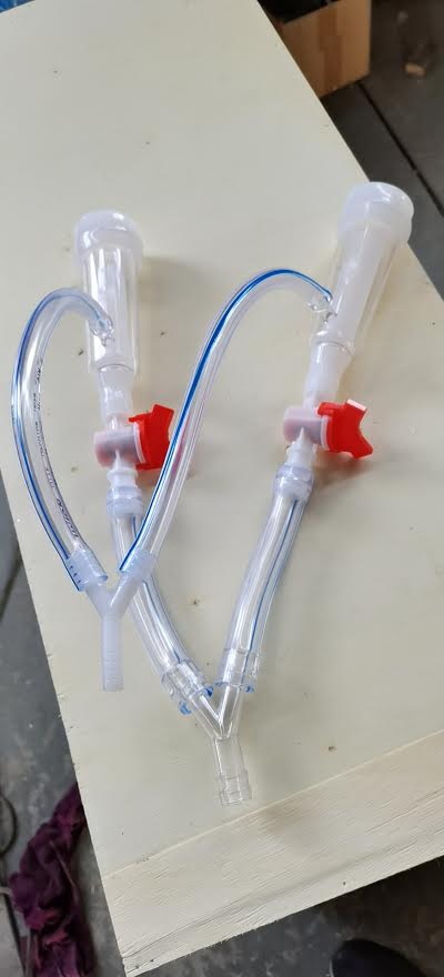 Stainless steel portable cow and goat milking machine with wheels – single and double milker setup