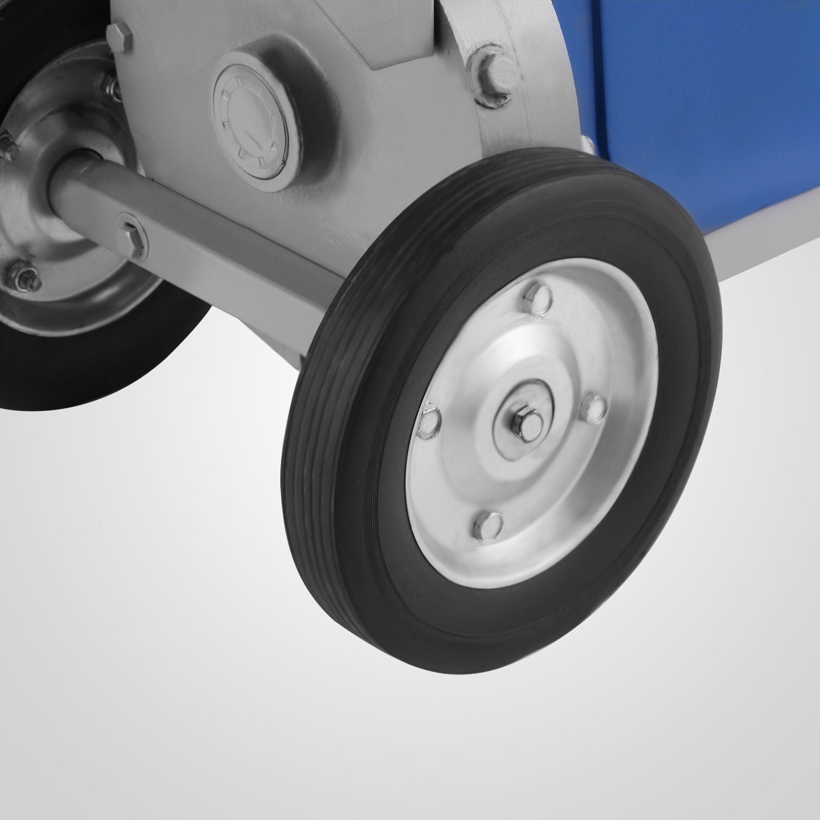 Stainless steel portable cow and goat milking machine with wheels – single and double milker setup