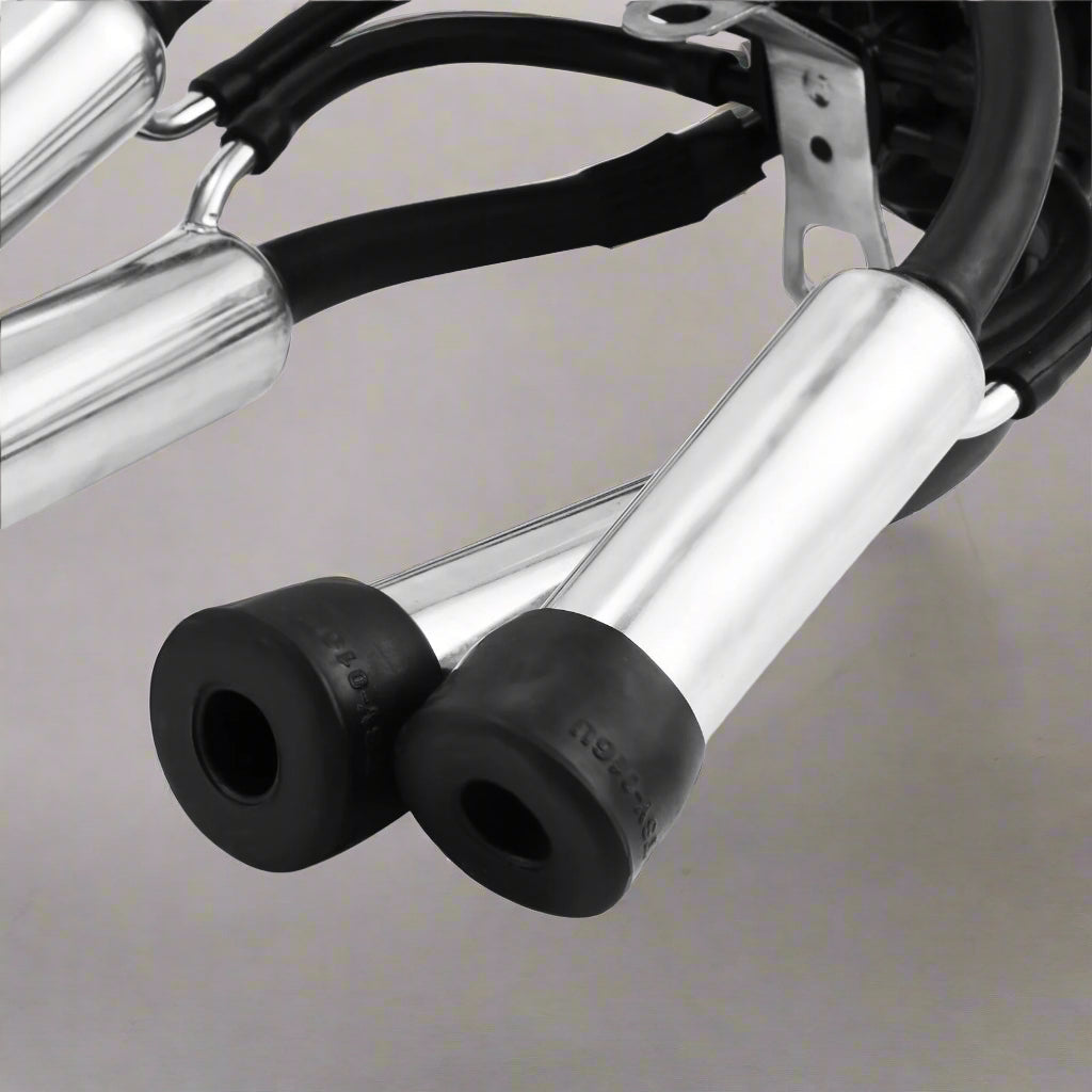 Stainless steel portable cow and goat milking machine with wheels – single and double milker setup