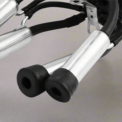 Stainless steel portable cow and goat milking machine with wheels – single and double milker setup