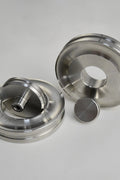 Round stainless steel lid and accessories for donut maker’s oil tank