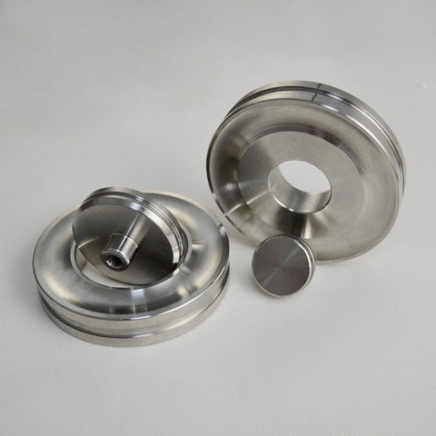 Round stainless steel lid and accessories for donut maker’s oil tank