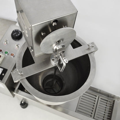 “Stainless steel automatic donut fryer for commercial kitchens”

“Donut machine with digital temperature control”

“Fully automated donut making machine for food service”

“KD11E stainless steel donut production system”