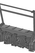 NEW Drum Cutter Mulcher – Heavy - Duty Hydraulic Land Clearing Attachment SU25025 - with | Sold by Uncle Wiener's Wholesale