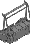 NEW Drum Cutter Mulcher – Heavy - Duty Hydraulic Land Clearing Attachment SU25025 - with | Sold by Uncle Wiener's Wholesale