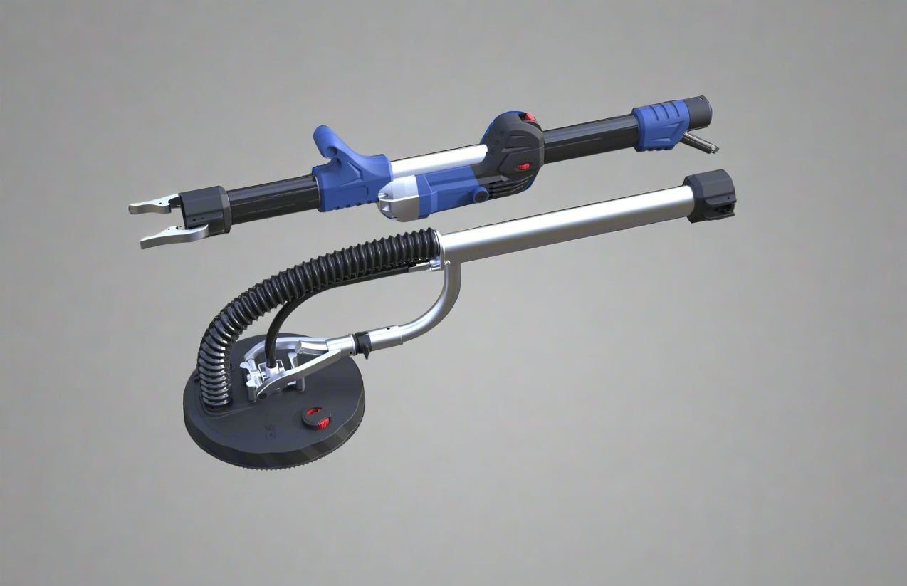 Electric drywall sander WTR225 with extendable pole

WTR225 variable speed drywall sander for ceilings and walls

Dust-free drywall sanding tool with AC motor

Professional drywall finishing sander with ergonomic handle