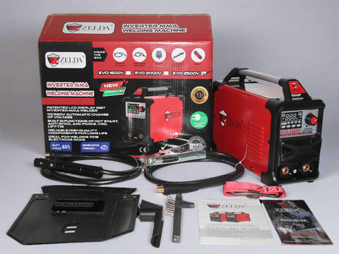 EVO250DV dual voltage 250 amp inverter welder with LCD display