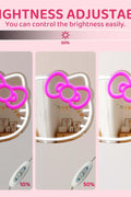 New ED Hello Kitty Mirror Neon Wall Sign – USB Powered Light - Up Decor for Bedroom & Events 🎀💡 - with | Sold by Uncle Wiener's Wholesale