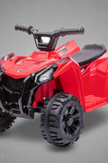 NEW ELECTRIC 6V ATV RIDE ON KIDS CAR - Red 6V ride-on ATV for toddlers aged 1–2

Side view of toddler 6V electric quad bike

Rear view of toddler ride-on ATV with footrests

Compact 6V rechargeable ATV for kids

Children’s electric ATV with wear-resistant tires

with | Sold by Uncle Wiener's Wholesale