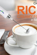 New Electric Coffee Milk Frother USB Rechargeable Handheld Whisk & Egg Beater – 3 Speeds, Stainless Steel, Portable - with | Sold by Uncle Wiener's Wholesale