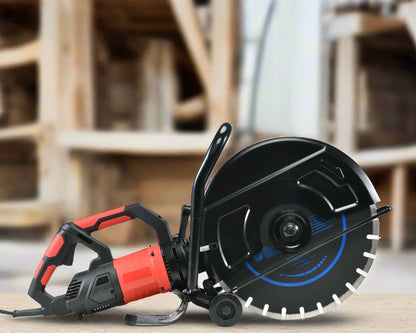 16-inch electric concrete saw with wet cutting feature
3200W heavy-duty masonry cutter for construction
Concrete saw cutting through brick and stone
Ergonomic dual handle concrete saw with water feed
Durable AC-powered saw for masonry and demolition