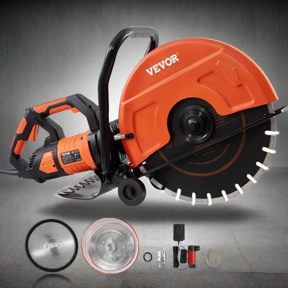 16-inch electric concrete saw with wet cutting feature
3200W heavy-duty masonry cutter for construction
Concrete saw cutting through brick and stone
Ergonomic dual handle concrete saw with water feed
Durable AC-powered saw for masonry and demolition