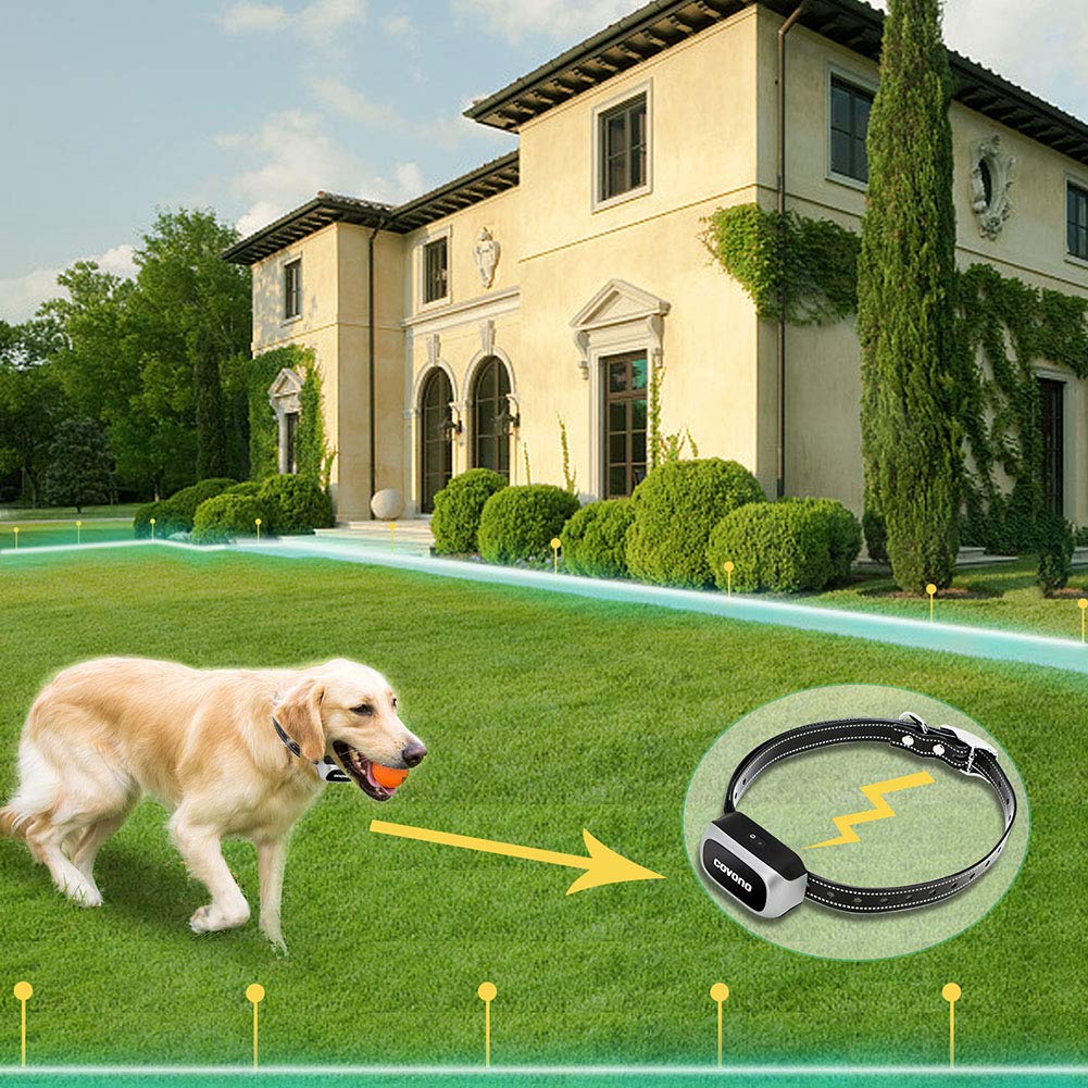 New Electric Dog Fence In - Ground System – Waterproof Safety Shock Collar with Adjustable Boundary Control TZ861 - with | Sold by Uncle Wiener's Wholesale