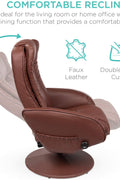 New Electric Massage Recliner Chair & Ottoman with Heat – Wireless Control | SKU: AMLS89 - with | Sold by Uncle Wiener's Wholesale