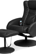 New Electric Massage Recliner Chair & Ottoman with Heat – Wireless Control | SKU: AMLS89 - with | Sold by Uncle Wiener's Wholesale