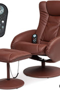 New Electric Massage Recliner Chair & Ottoman with Heat – Wireless Control | SKU: AMLS89 - with | Sold by Uncle Wiener's Wholesale