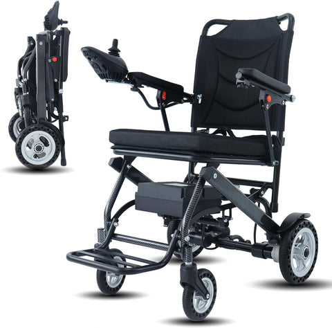 New Electric Ultra Light Folding Wheelchair 9187041 – Portable Lightweight Power Chair - with | Sold by Uncle Wiener's Wholesale