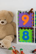 New EVA Foam 10 - Piece Number Puzzle Play Mat – Soft Interlocking Floor Tiles for Kids 813700 - with | Sold by Uncle Wiener's Wholesale
