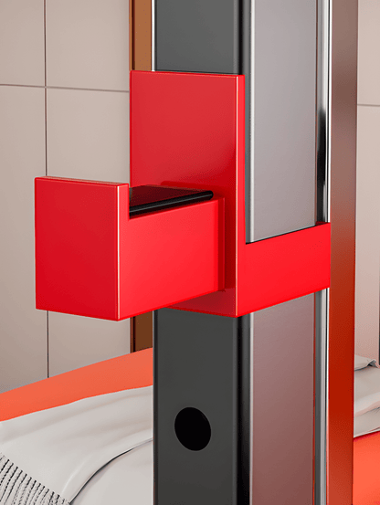 Gym Power Rack with Squat and Lat Pulldown Attachment Front View

Heavy-Duty Home Gym Rack Model 52325 Side Angle

Strength Training Squat Rack with Adjustable J-Hooks

Lat Pulldown Home Gym Power Cage Setup