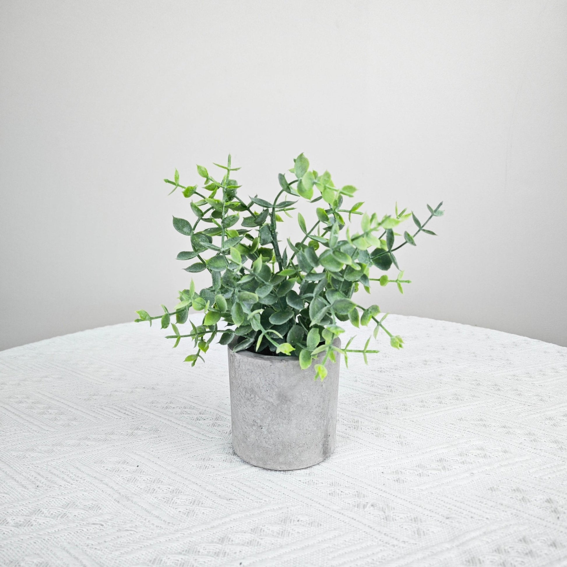 NEW FAKE ARTIFICIAL SILK PLANTS & TROPICAL TREES - with 3 - Pack Potted Faux Eucalyptus Plants | Sold by Uncle Wiener's Wholesale