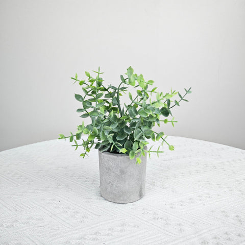 NEW FAKE ARTIFICIAL SILK PLANTS & TROPICAL TREES - with 3 - Pack Potted Faux Eucalyptus Plants | Sold by Uncle Wiener's Wholesale
