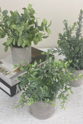 NEW FAKE ARTIFICIAL SILK PLANTS & TROPICAL TREES - with 3 - Pack Potted Faux Eucalyptus Plants | Sold by Uncle Wiener's Wholesale