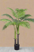 NEW FAKE ARTIFICIAL SILK PLANTS & TROPICAL TREES - with 4FT. Golden Cane Palm Artificial Tree | Sold by Uncle Wiener's Wholesale