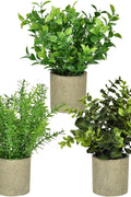 NEW FAKE ARTIFICIAL SILK PLANTS & TROPICAL TREES - with 3 - Pack Potted Faux Eucalyptus Plants | Sold by Uncle Wiener's Wholesale