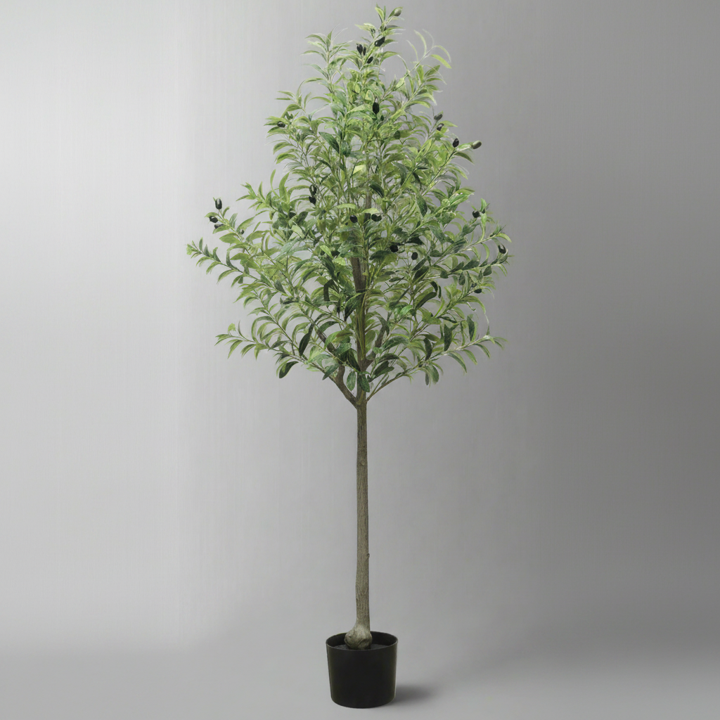 NEW FAKE ARTIFICIAL SILK PLANTS & TROPICAL TREES - with 5FT. Artificial Olive Tree | Sold by Uncle Wiener's Wholesale