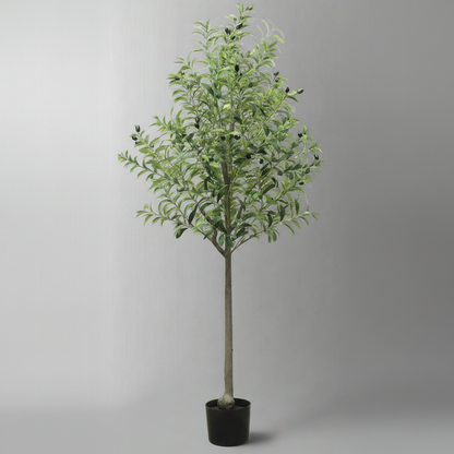 NEW FAKE ARTIFICIAL SILK PLANTS & TROPICAL TREES - with 5FT. Artificial Olive Tree | Sold by Uncle Wiener's Wholesale