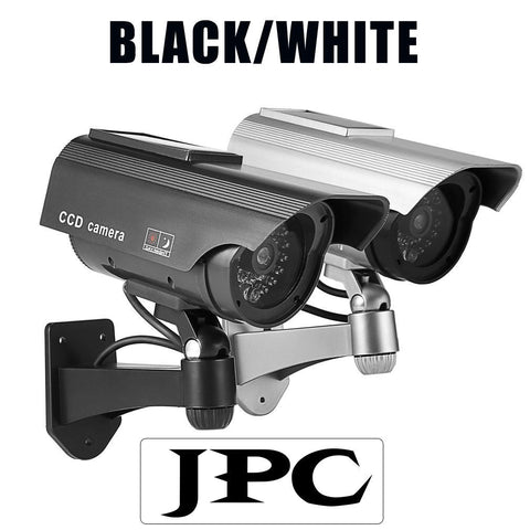 New Fake Dummy Solar Security Camera – Outdoor Surveillance with Flashing Recording Light 1026F - with | Sold by Uncle Wiener's Wholesale