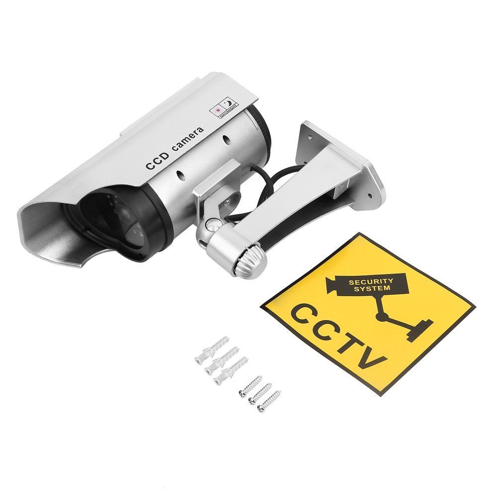 New Fake Dummy Solar Security Camera – Outdoor Surveillance with Flashing Recording Light 1026F - with | Sold by Uncle Wiener's Wholesale