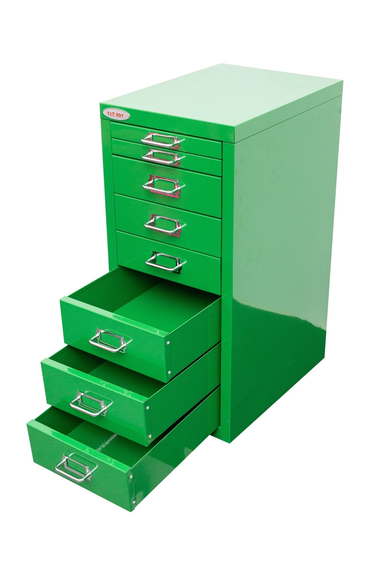 New Fat Boy Steel Under - Desk Storage Cabinet for Parts & Tools – 3, 6, 8 Drawer Compact Metal Organizer for Workshop & Garage - Hand Tools with 3 drawers: 15” D × 11” W × 13” H | Sold by Uncle Wiener's Wholesale