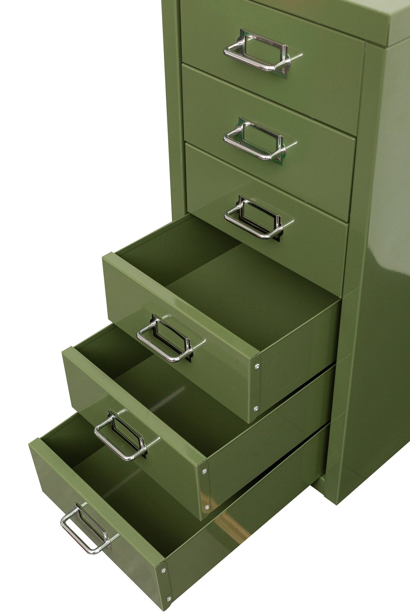 New Fat Boy Steel Under - Desk Storage Cabinet for Parts & Tools – 3, 6, 8 Drawer Compact Metal Organizer for Workshop & Garage - Hand Tools with 6 drawers: 15” D × 11” W × 24” H | Sold by Uncle Wiener's Wholesale