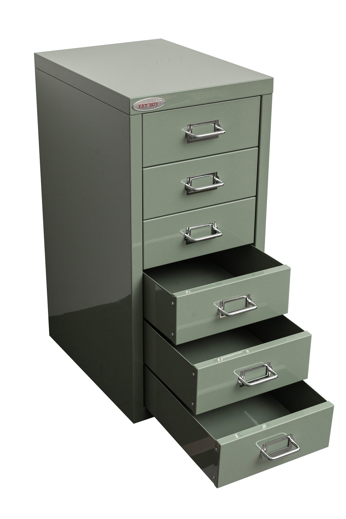 New Fat Boy Steel Under - Desk Storage Cabinet for Parts & Tools – 3, 6, 8 Drawer Compact Metal Organizer for Workshop & Garage - Hand Tools with 8 drawers: 15” D × 11” W × 24” H | Sold by Uncle Wiener's Wholesale
