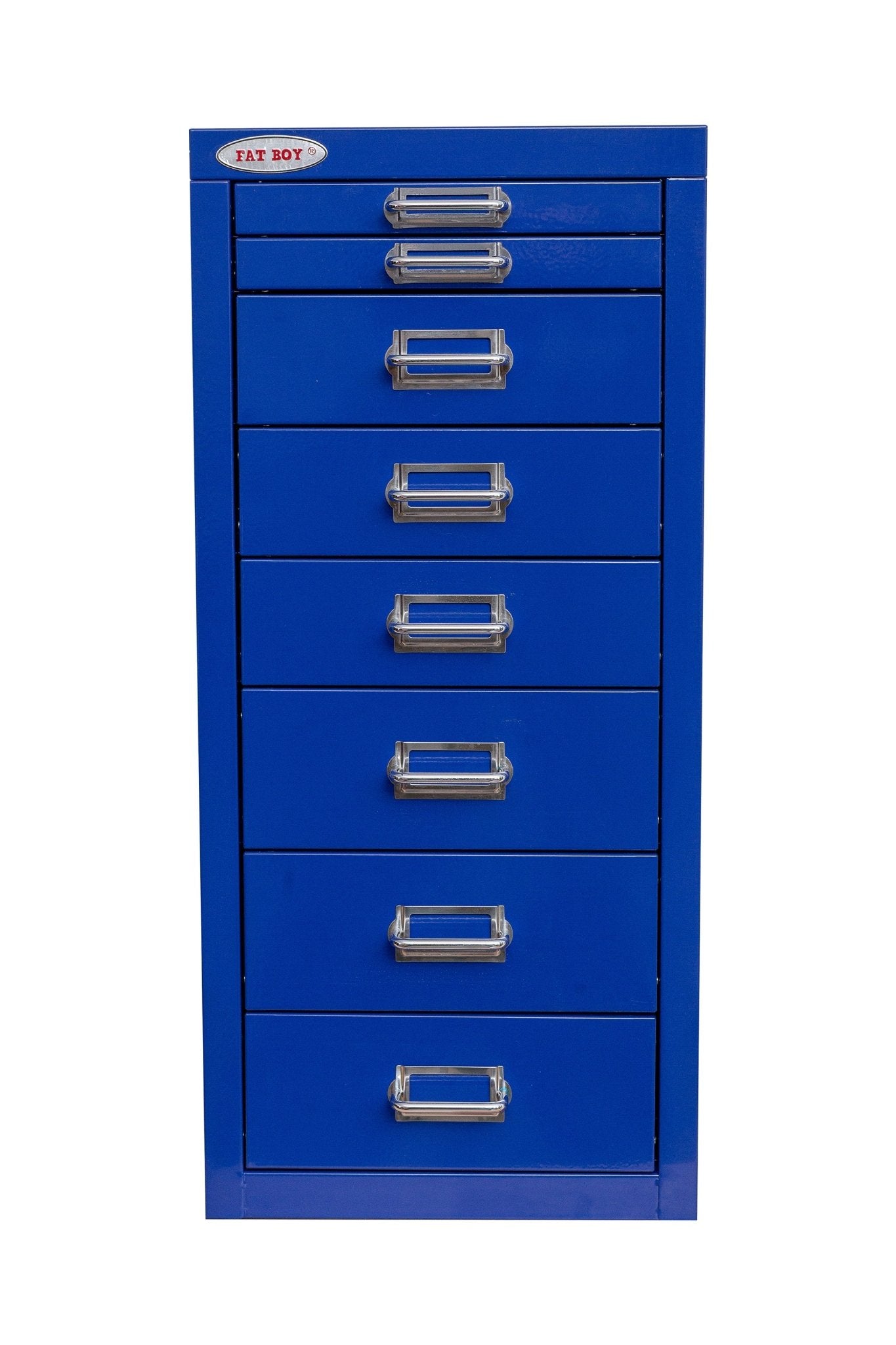 New Fat Boy Steel Under - Desk Storage Cabinet for Parts & Tools – 3, 6, 8 Drawer Compact Metal Organizer for Workshop & Garage - Hand Tools with 8 drawers: 15” D × 11” W × 24” H | Sold by Uncle Wiener's Wholesale