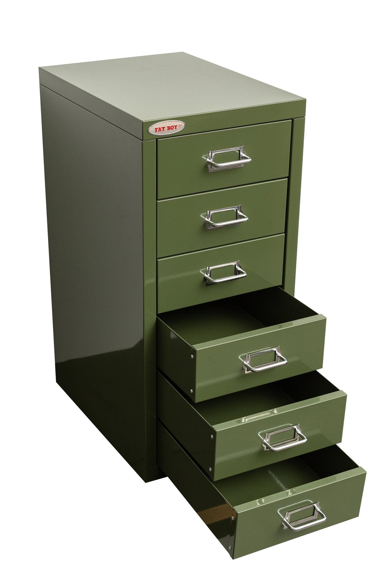 New Fat Boy Steel Under - Desk Storage Cabinet for Parts & Tools – 3, 6, 8 Drawer Compact Metal Organizer for Workshop & Garage - Hand Tools with 6 drawers: 15” D × 11” W × 24” H | Sold by Uncle Wiener's Wholesale