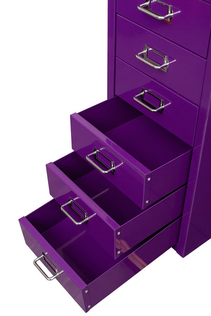 New Fat Boy Steel Under - Desk Storage Cabinet for Parts & Tools – 3, 6, 8 Drawer Compact Metal Organizer for Workshop & Garage - Hand Tools with 8 drawers: 15” D × 11” W × 24” H | Sold by Uncle Wiener's Wholesale