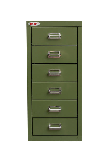 New Fat Boy Steel Under - Desk Storage Cabinet for Parts & Tools – 3, 6, 8 Drawer Compact Metal Organizer for Workshop & Garage - Hand Tools with 6 drawers: 15” D × 11” W × 24” H | Sold by Uncle Wiener's Wholesale