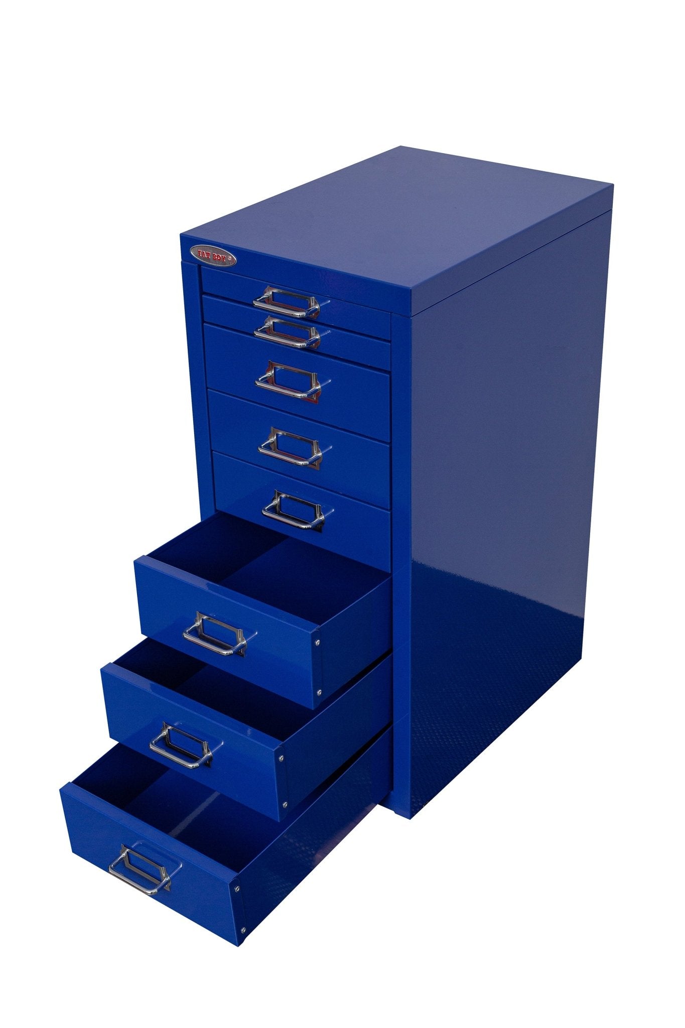 New Fat Boy Steel Under - Desk Storage Cabinet for Parts & Tools – 3, 6, 8 Drawer Compact Metal Organizer for Workshop & Garage - Hand Tools with 6 drawers: 15” D × 11” W × 24” H | Sold by Uncle Wiener's Wholesale