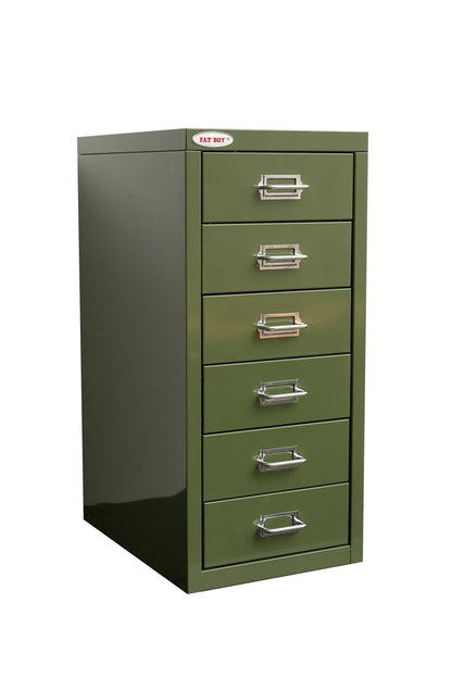 New Fat Boy Steel Under - Desk Storage Cabinet for Parts & Tools – 3, 6, 8 Drawer Compact Metal Organizer for Workshop & Garage - Hand Tools with 6 drawers: 15” D × 11” W × 24” H | Sold by Uncle Wiener's Wholesale