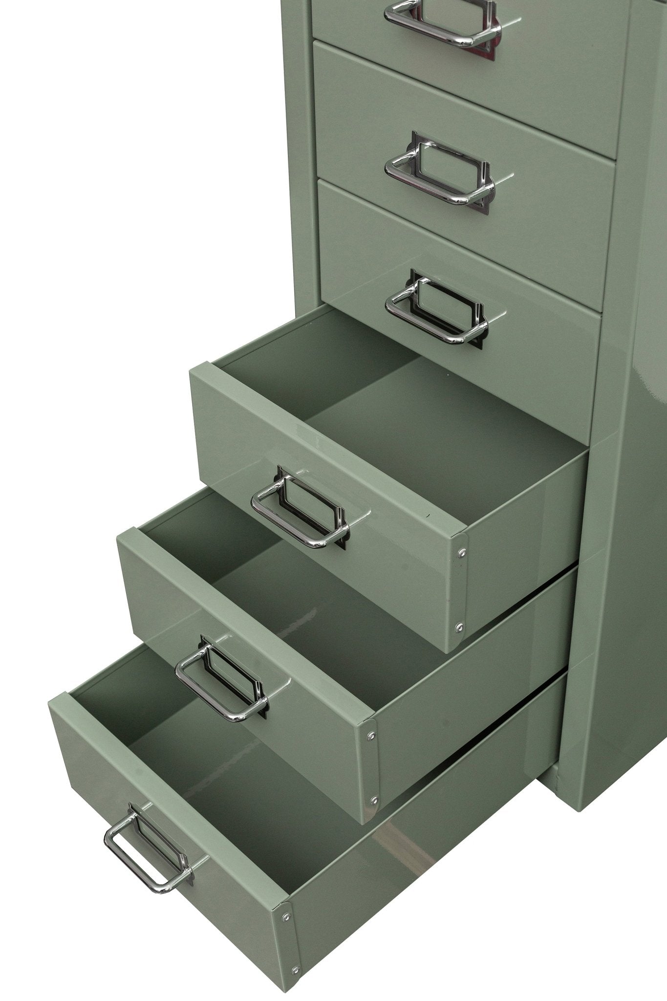 New Fat Boy Steel Under - Desk Storage Cabinet for Parts & Tools – 3, 6, 8 Drawer Compact Metal Organizer for Workshop & Garage - Hand Tools with 8 drawers: 15” D × 11” W × 24” H | Sold by Uncle Wiener's Wholesale
