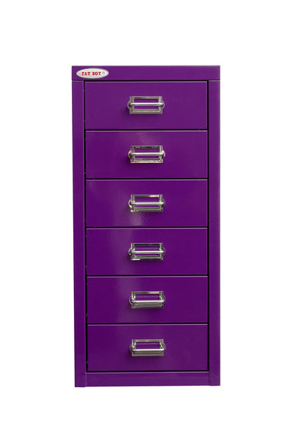 New Fat Boy Steel Under - Desk Storage Cabinet for Parts & Tools – 3, 6, 8 Drawer Compact Metal Organizer for Workshop & Garage - Hand Tools with 6 drawers: 15” D × 11” W × 24” H | Sold by Uncle Wiener's Wholesale