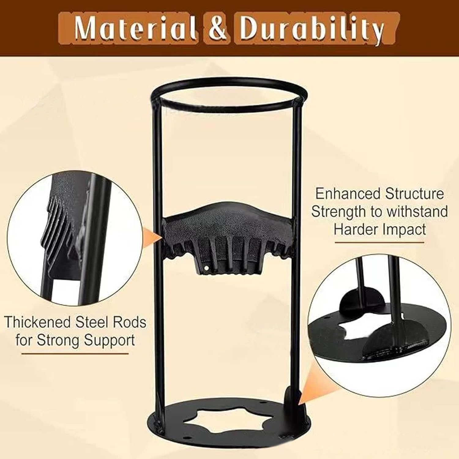 New Firewood Splitter Splitting Log Wedge B0CNJPSWMP - with | Sold by Uncle Wiener's Wholesale