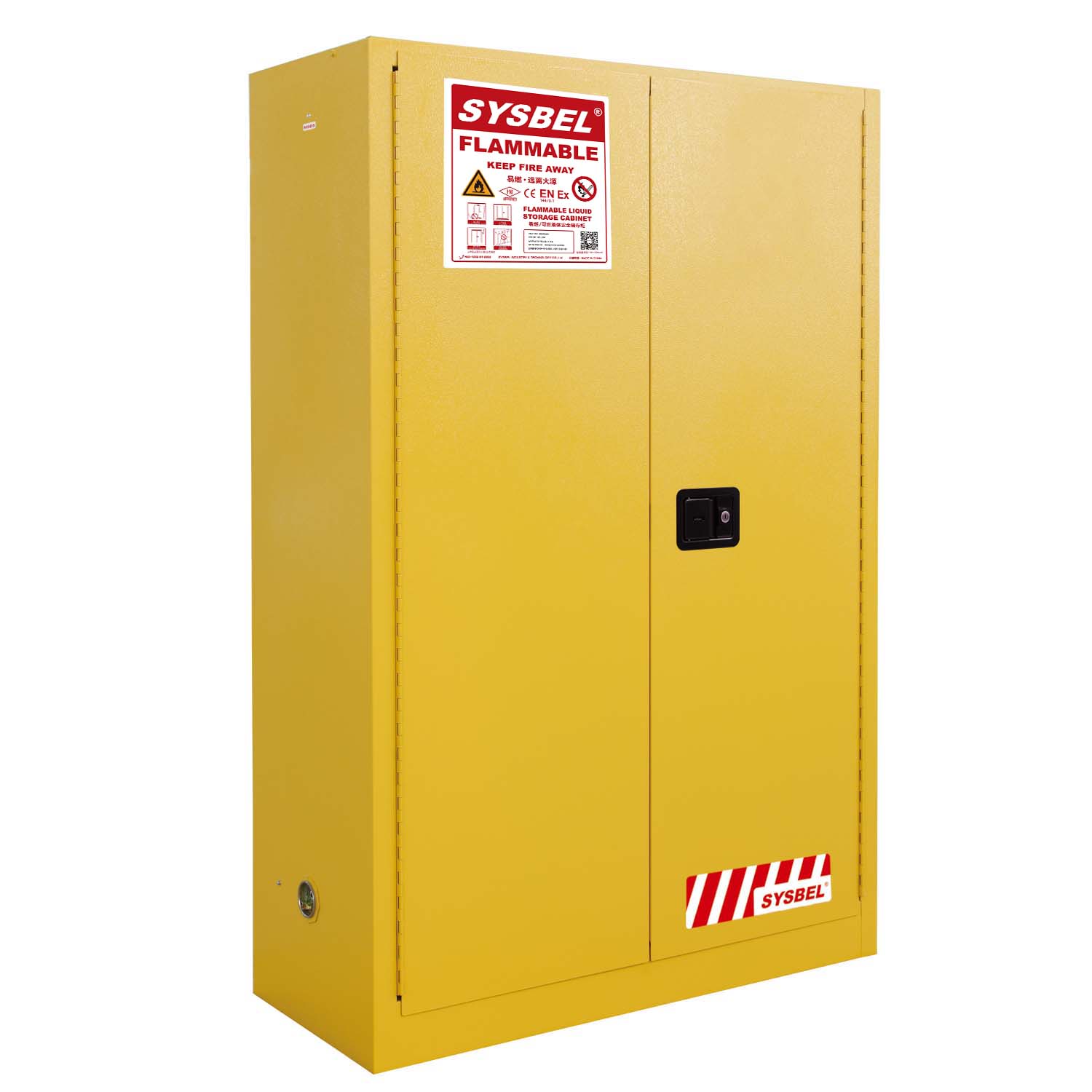 NEW Flammable Safety Cabinet – Double Door, Manual, 45 Gallon / 170L – WA810450 - with | Sold by Uncle Wiener's Wholesale