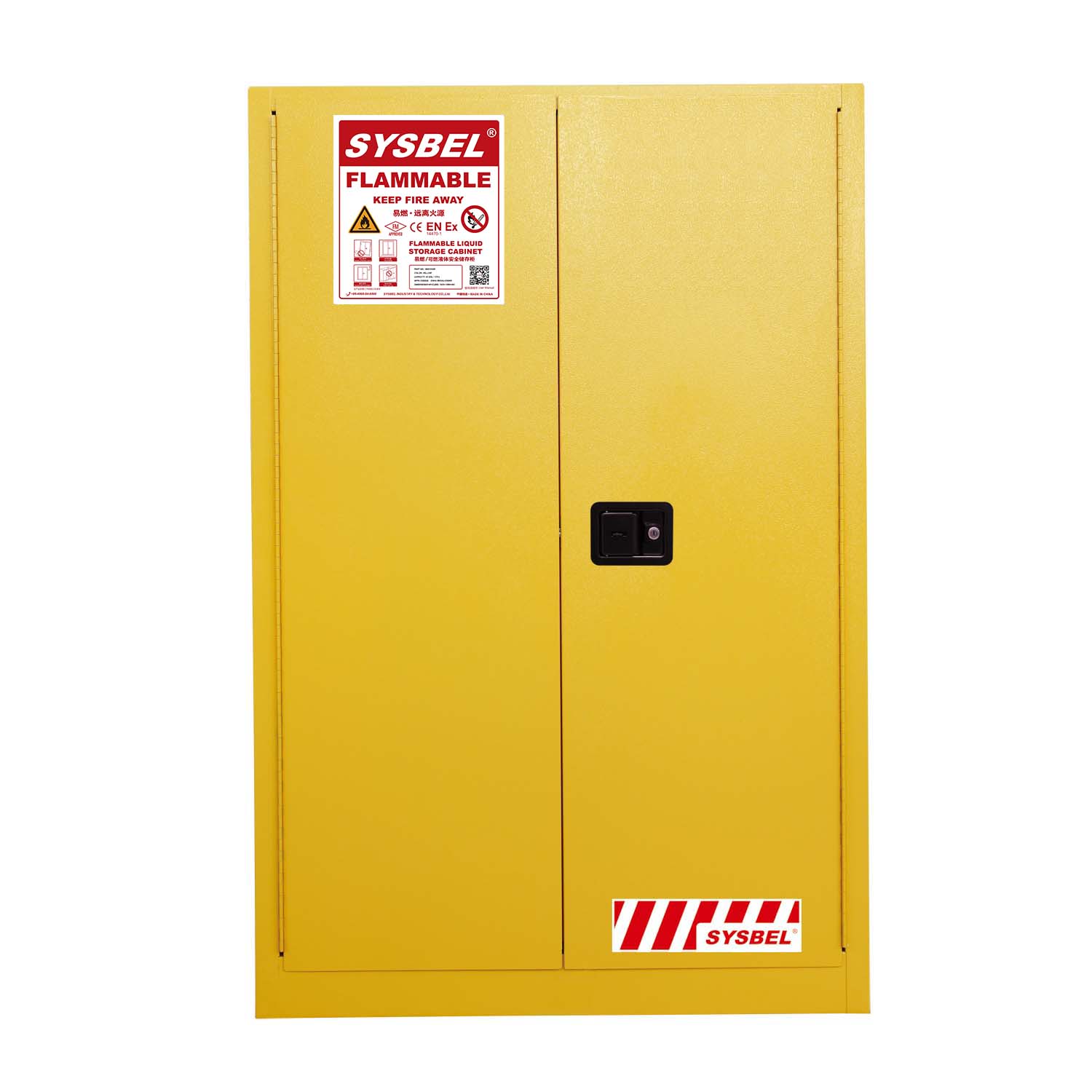 NEW Flammable Safety Cabinet – Double Door, Manual, 45 Gallon / 170L – WA810450 - with | Sold by Uncle Wiener's Wholesale